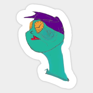 time boy Sticker